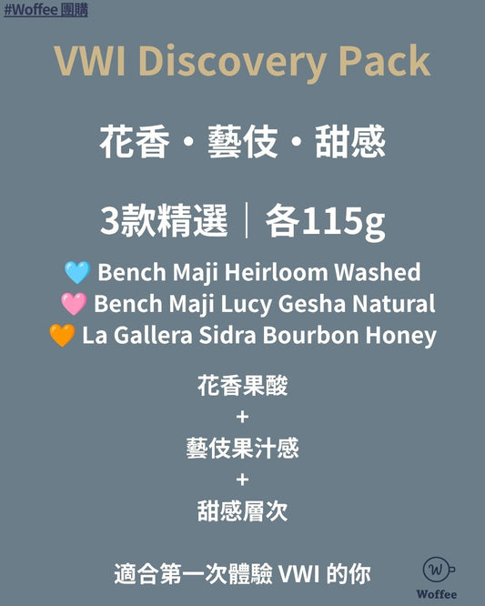 VWI Discovery Pack｜3款精選體驗組（115g x 3）(價值HK$644)